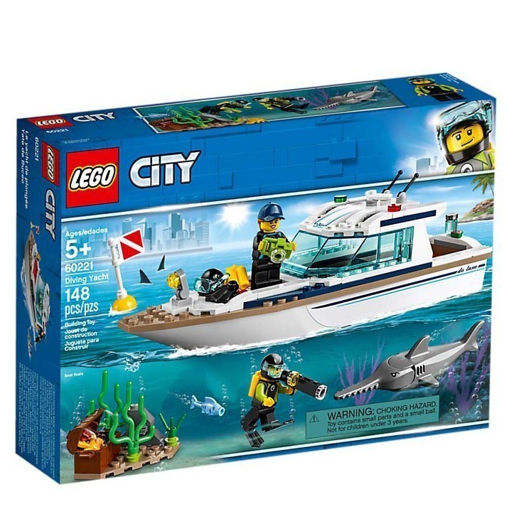 LEGO 60221 潛水遊艇 城鎮系列【必買站】樂高盒組