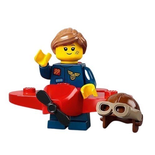 LEGO人偶 人偶抽抽包系列 飛機女孩 Airplane Girl 71029-9【必買站】 樂高人偶