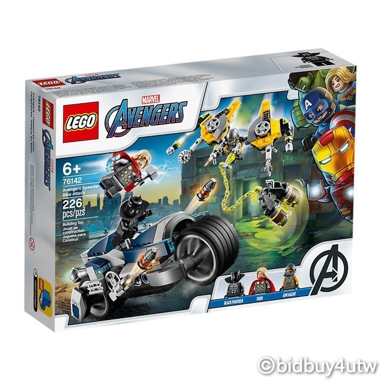 LEGO 76142 Avengers Speeder Bike Attack 超級英雄系列【必買站】樂高盒組