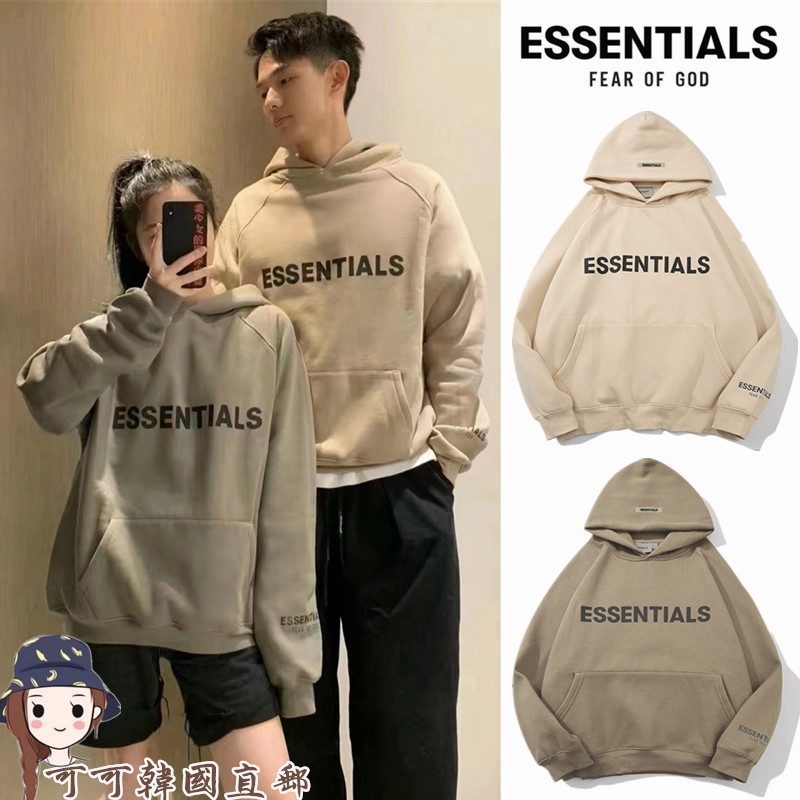 免運🚀韓國直郵 免運⚡FOG ESSENTIALS 帽T 男女同款 情侶裝 胸前 字母 衛衣