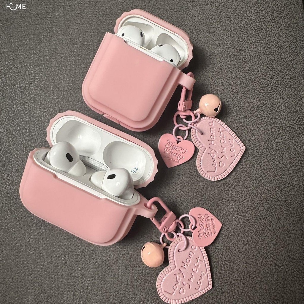 粉色硅膠軟殼airpods pro保護套airpods3保護套airpods二代保護套