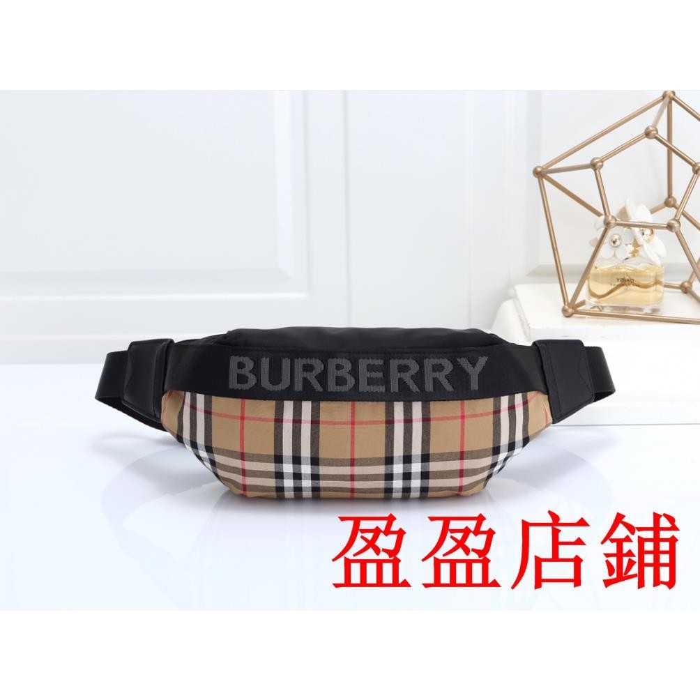 WR二手-巴寶莉 Burberry經典時尚腰包 腰包 胸包 腰包男腰包女胸包男胸包女男生腰包腰包 黑色腰包腰包