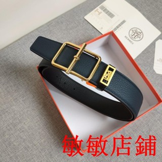 敏敏二手//高品質皮帶塔利平根 Lelaki Hermes 方形 38mm 男士皮帶