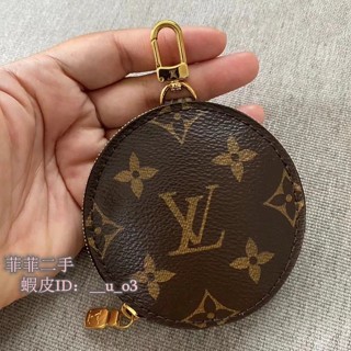 LV 路易威登 LOUIS VUITTON Monogram 經典花紋 圓形 零錢包 M61926 實拍