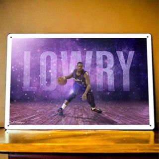 凱爾·洛瑞 NBA 籃球明星 鐵皮畫 金屬海報 類無框畫 球員卡 可來圖客制 臺灣出貨 Kyle Lowry 費城76人