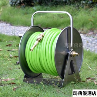 臺灣熱銷 水管收納架 水管收納車 繞管器 弘晨金屬洗車高壓洗車水 壁掛水管架水管車架不銹鋼水管收納架