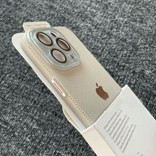 臺灣出貨 ✨鈦灰色荔枝紋全包鏡頭iPhone14promax手機殼蘋果1513男女112p