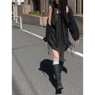 Codibook｜韓國 anyonemore 連帽緞帶波萊羅開襟衫（2 色）［預購］長袖上衣 女裝