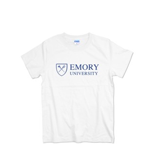 美國埃默里大學T恤短袖Emory University學生夏季純棉圓領文化衫
