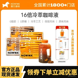 咖啡 NOWWA挪瓦咖啡濃縮液 16倍濃縮 冷萃咖啡液 黑咖啡速溶 0脂美式拿鐵