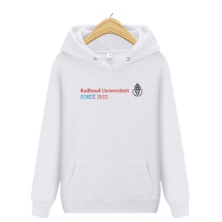 University Nijmegen內梅亨大學衛衣冬季加絨加厚學生校服情侶裝