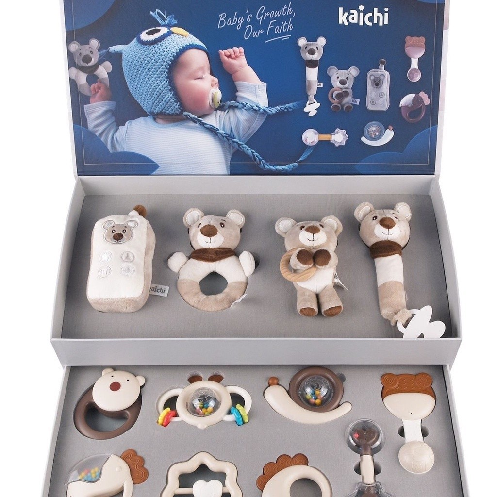 【臺灣優選】Kaichi凱馳正品 新生兒 禮盒嬰兒 玩具 禮盒套裝 嬰兒高檔 禮盒 滿月禮物
