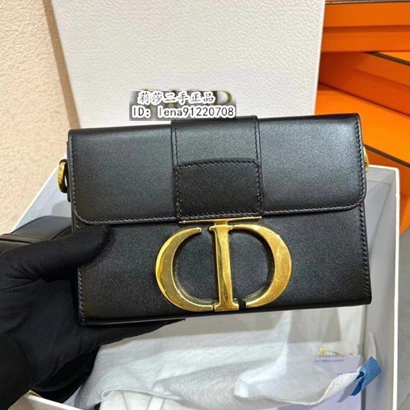 現貨正品 DIOR 迪奧 30 MONTAIGNE 迷你 黑金Box 盒子包 蒙田包 肩背包 斜背包