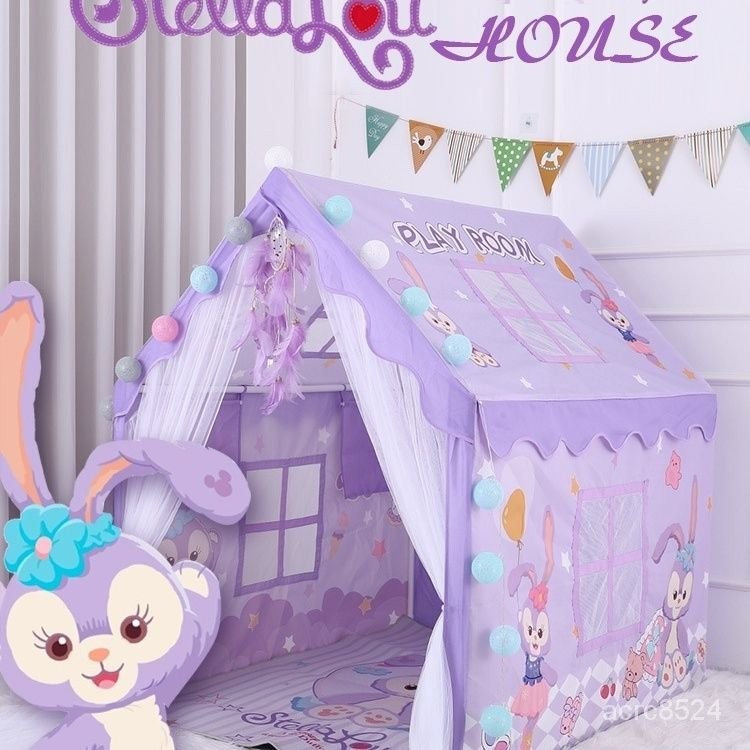 冰雪奇緣愛莎公主房帳篷兒童室內小房子女孩客廳玩具屋城堡可睡覺