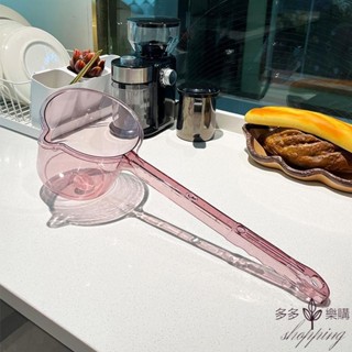 水勺家用廚房舀水瓢透明加厚長柄水舀子創意大號加深塑料舀水勺子