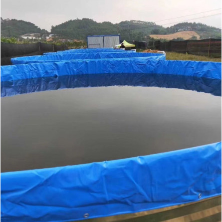 （專拍）鍍鋅板帆布魚池養殖桶圓形養殖魚池加厚支架高密度大型蓄水池0908105171