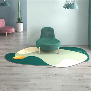 地墊 地毯 北歐地毯 水晶絨地毯 遊戲地毯 簡約地毯 客廳地毯 沙發地毯現代簡約地毯客廳茶幾毯輕奢不規則沙發地毯耐臟臥室