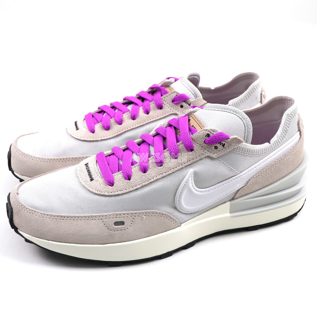 [老K]NIKE WAFFLE ONE SE 白紫 復古 休閒鞋 運動鞋 男女鞋 DV0810-002