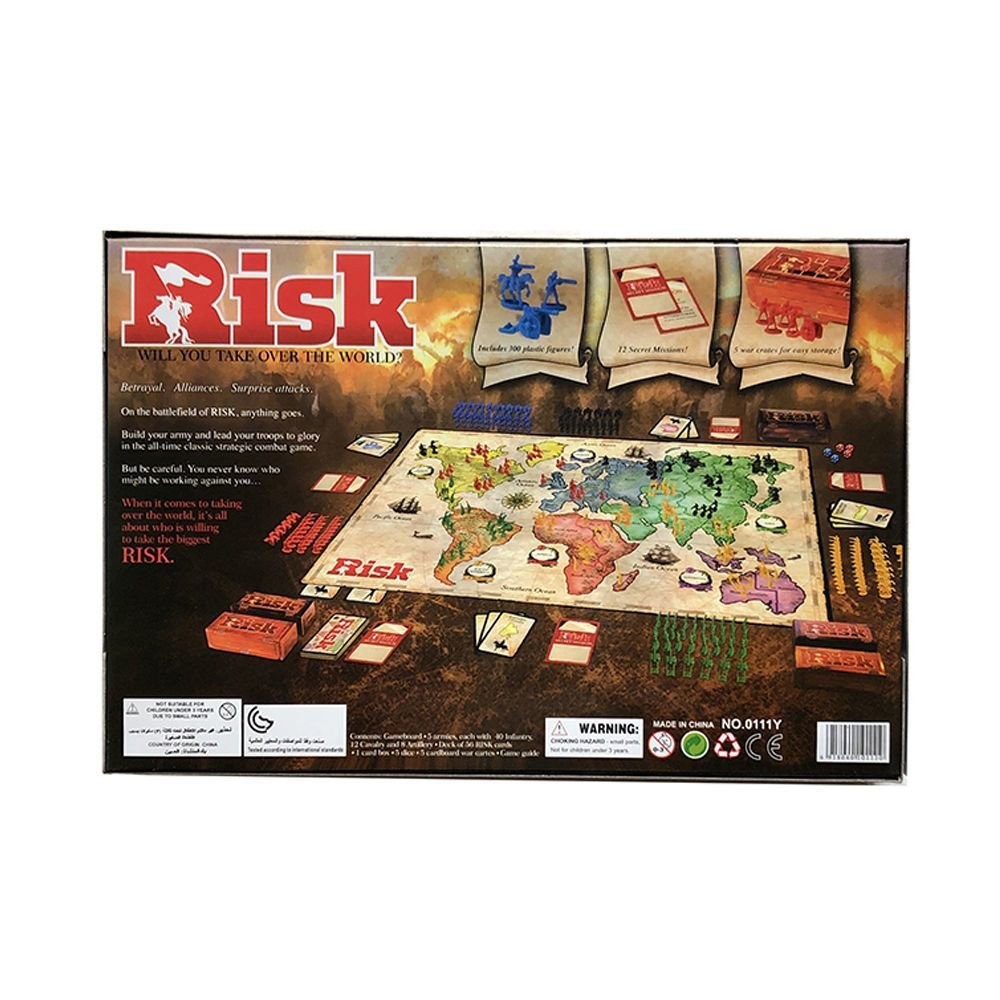 【熱銷桌遊】Risk Game大戰役戰國風雲桌遊英文版危機桌麵遊戲卡牌