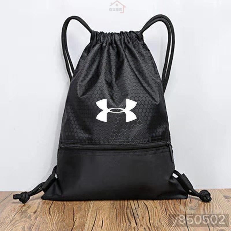 籃球包 【品牌】UA 籃球包 籃 球袋 抽繩雙肩 背包 防水輕便摺疊旅行運動束口袋