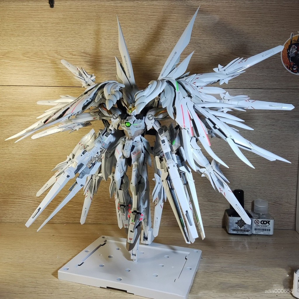 鋼彈 MG1/100 高達模型 大班 白雪姬 FIX8827 零式飛翼 1/100 改拚裝模型 機甲 手辦 玩具 機甲