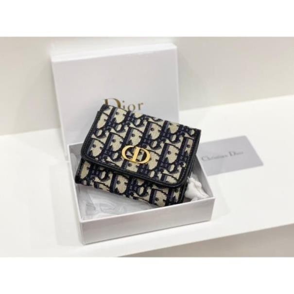二手/全新 迪奧 Dior專櫃最新款火爆錢包 Dior2025 2026 頭層牛皮覆蓋折疊短夾錢包 卡夾 零錢包多功