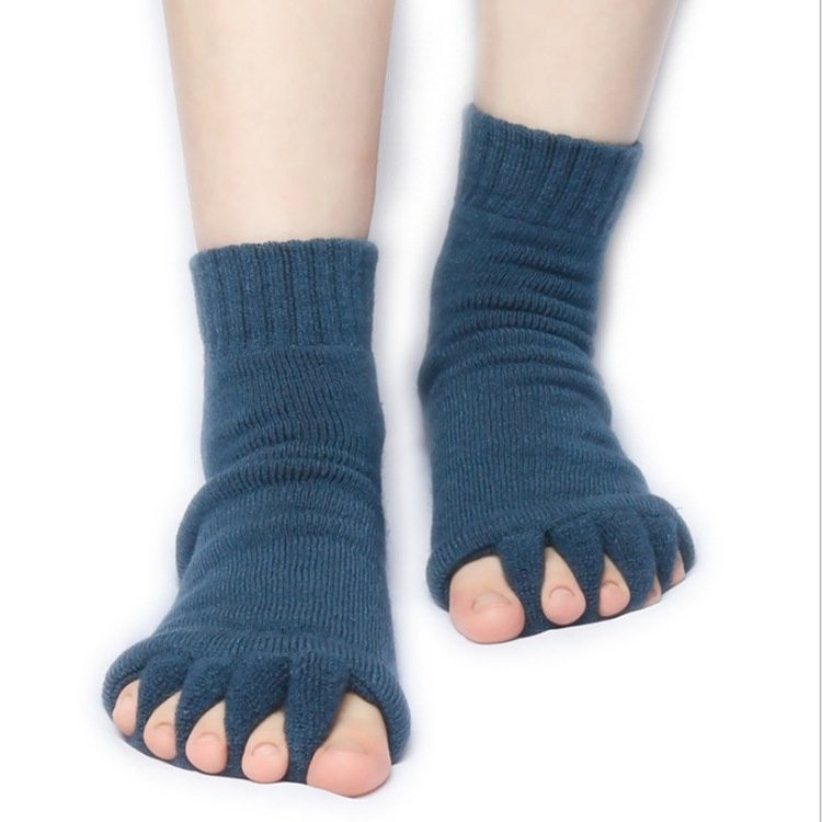 【Miffy的生活百科】日韓瑜伽五趾襪子分趾襪露趾睡覺襪矯正拇指外翻按摩五指襪