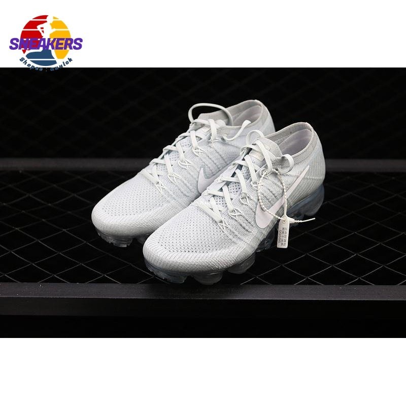 正版 Nike Air Vapormax Flyknit 849558-004 大氣墊 編織 灰白冰塊 Gd 休閒鞋