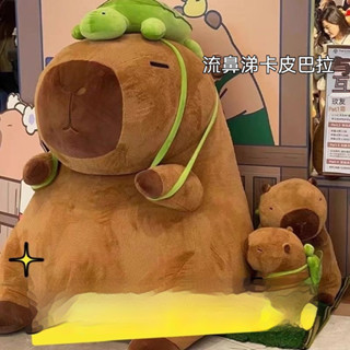 臺灣發貨 水豚玩偶 卡皮巴拉毛絨玩具 送女生日禮物 網紅可愛佈娃娃 抱枕 卡皮巴拉公仔 水豚 抱枕 抱枕 睡覺抱枕