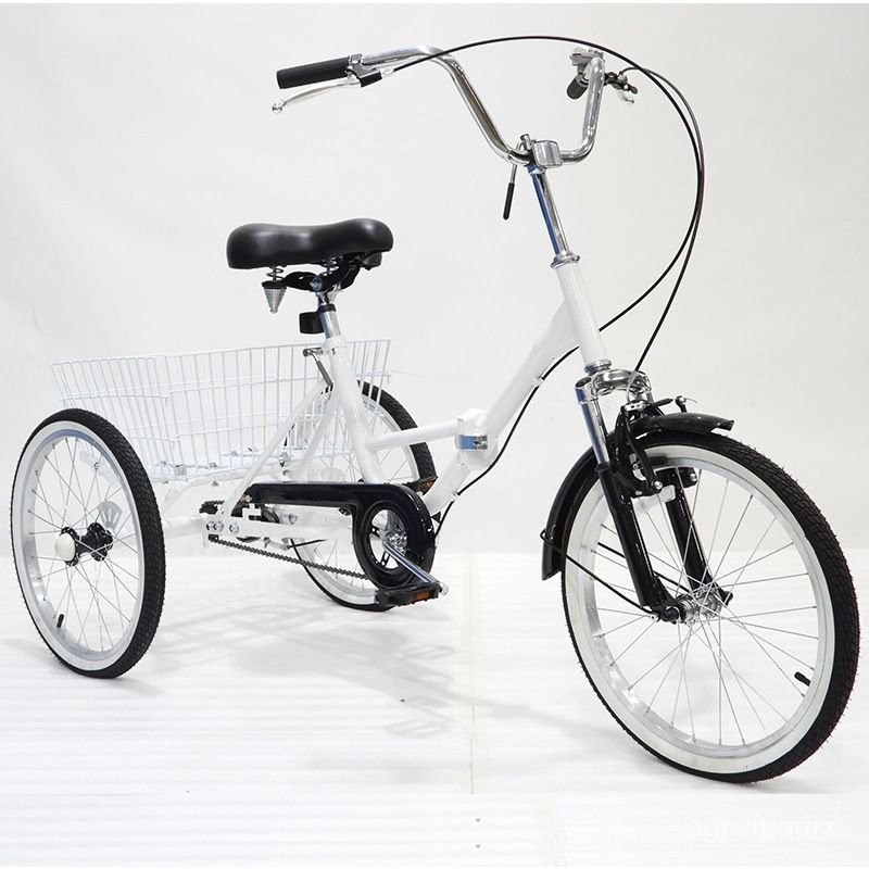 Sunny Corner🌹小型14寸-20英寸折疊腳踏三輪車老年人力三輪自行車電動車