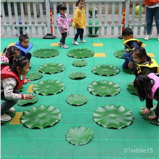 泡沫荷葉墊 青蛙跳道具 感統訓練器材 體智能運動遊戲 幼兒園戶外玩具 親子互動遊戲 戶外運動器材 荷葉平衡板 感覺統合器
