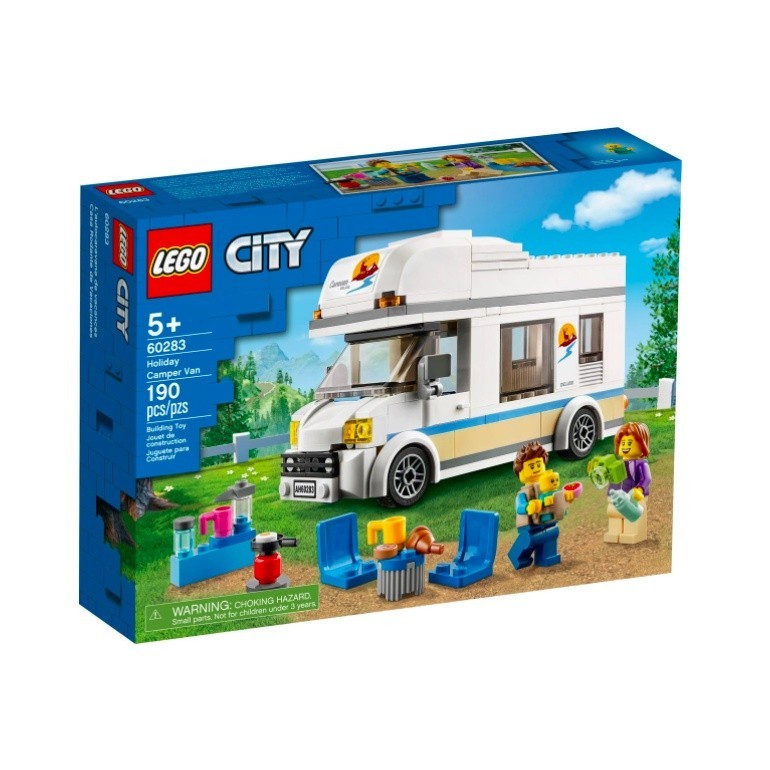 『現貨』LEGO 60283	City-假期露營車     盒組    【蛋樂寶樂高館】
