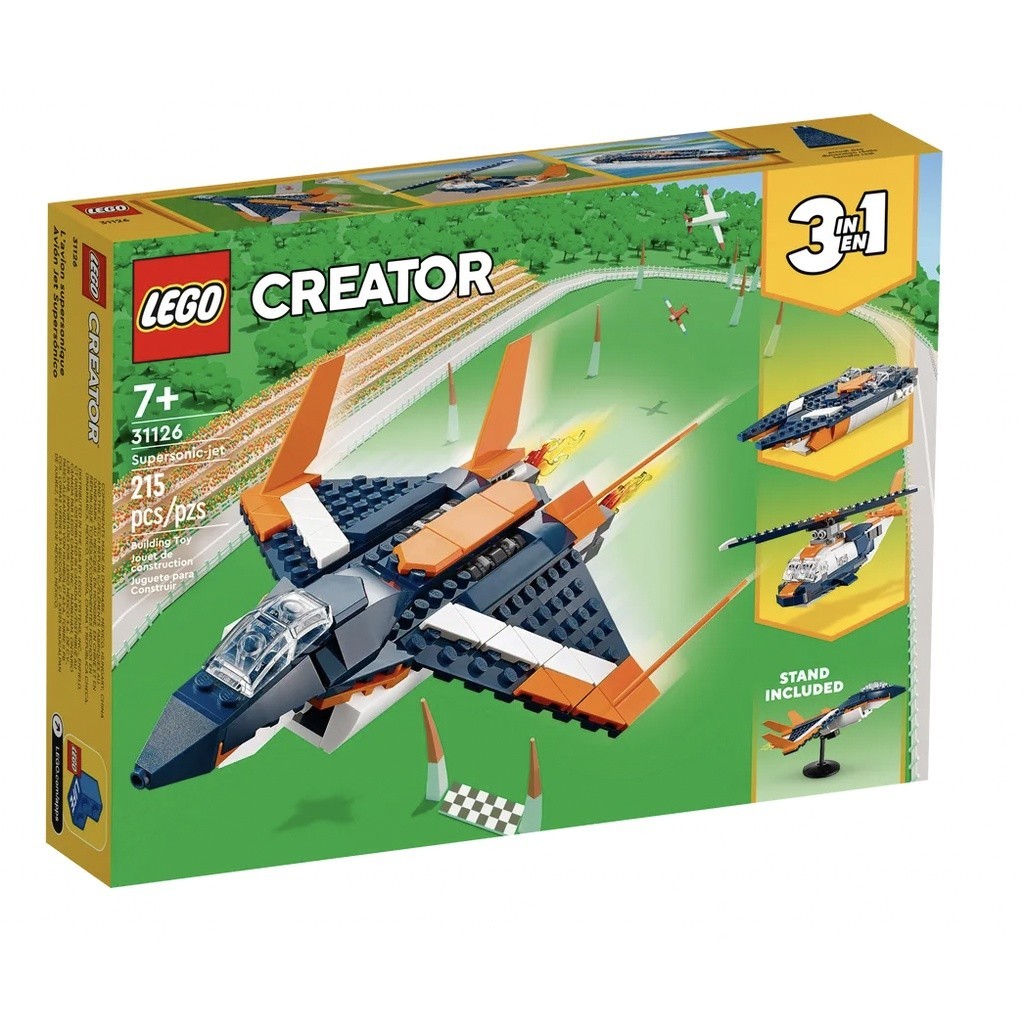 『現貨』LEGO 31126	Creator-超音速噴射機  盒組     【蛋樂寶樂高館】