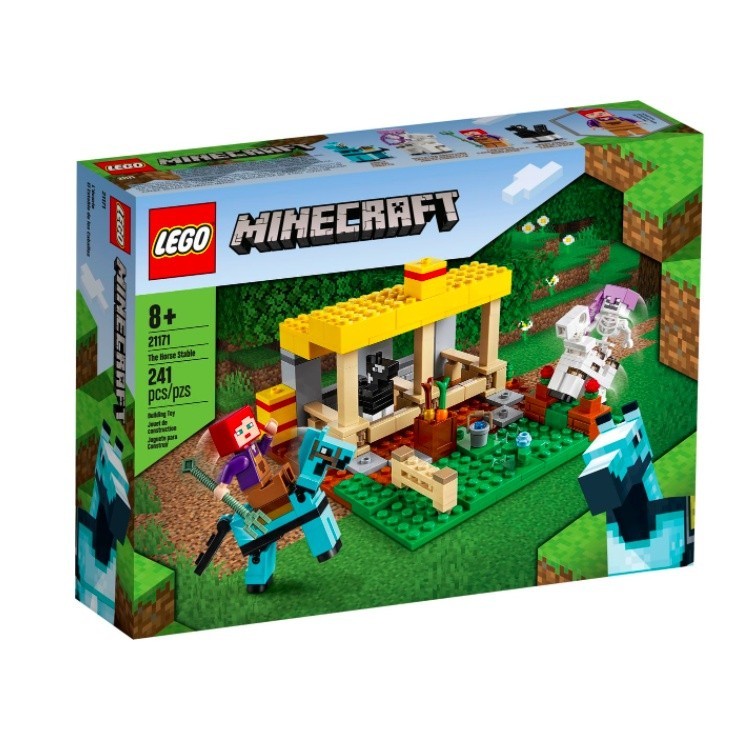 『現貨』LEGO 21171	Minecraft-馬廄      盒組     【蛋樂寶樂高館】