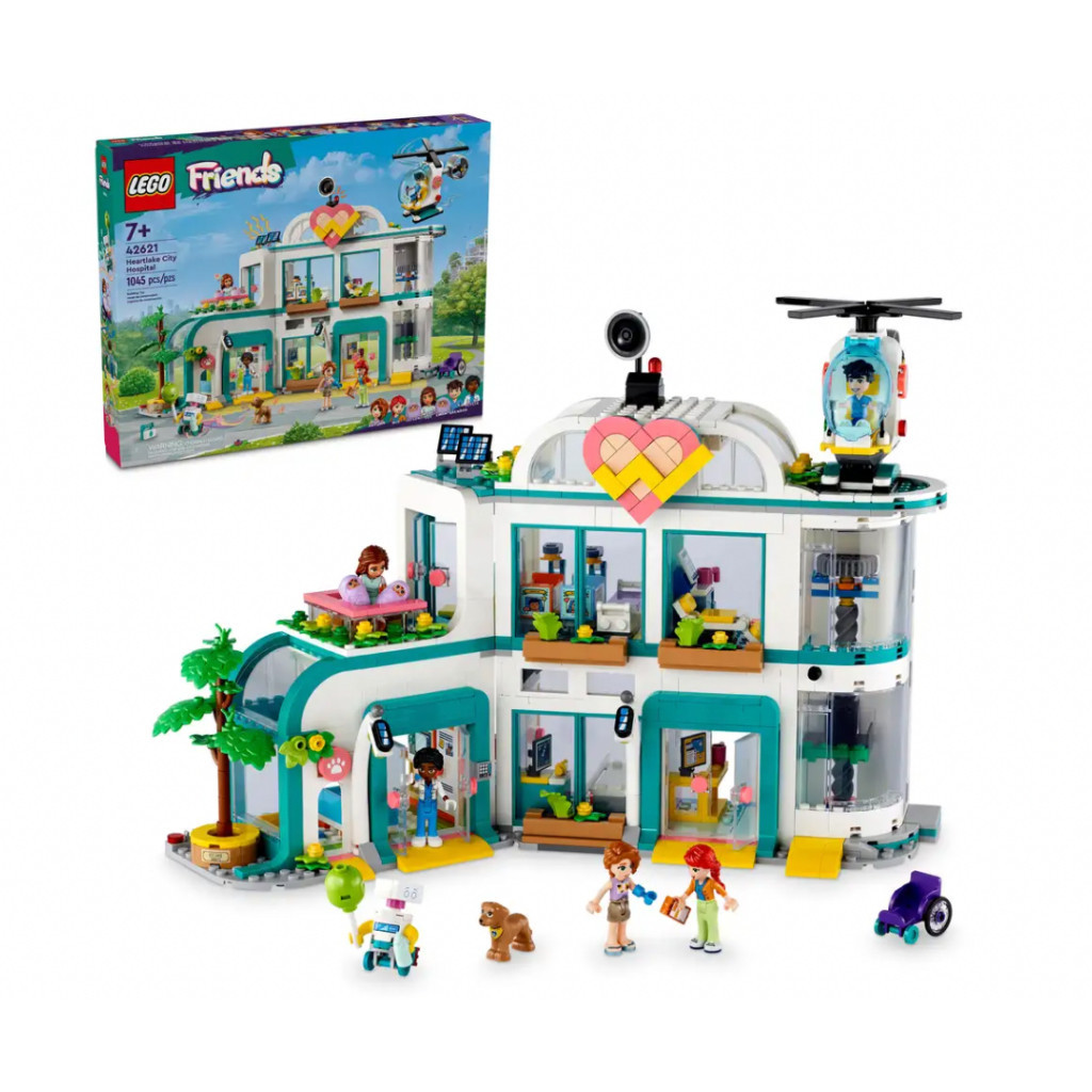『現貨』LEGO 42621	Friends-心湖城醫院   盒組 【蛋樂寶樂高館】
