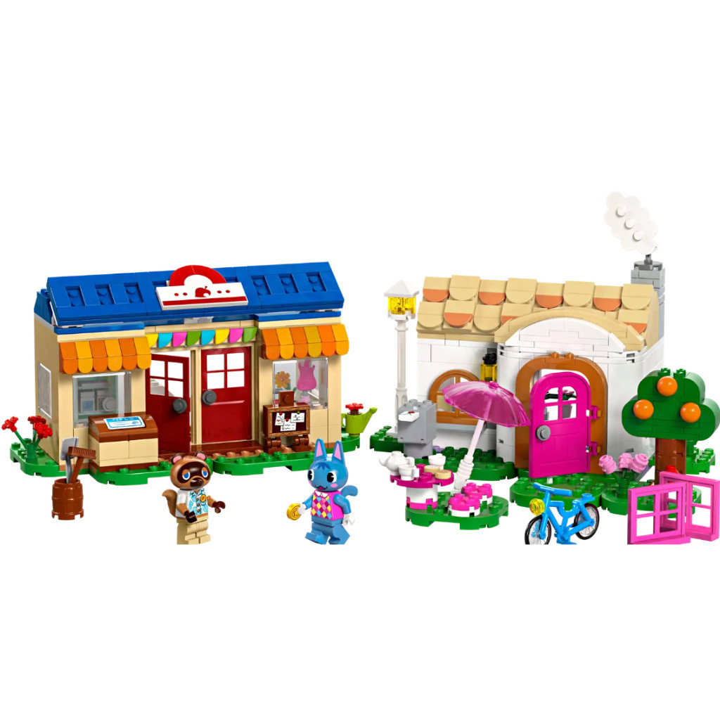 『現貨』LEGO 77050 動森-Nook 商店與彭花的家 盒組   【蛋樂寶樂高館】