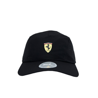 Puma Ferrari系列 黑色 休閒 運動 法拉利 遮陽帽 帽子 02516501