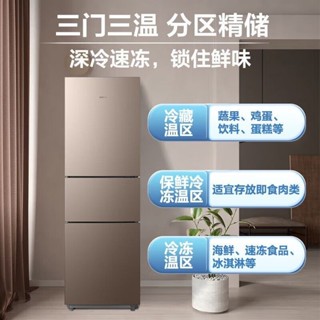 電冰箱雙門 三門小型冷凍冷藏 節能 傢用 省電 大容量冰箱