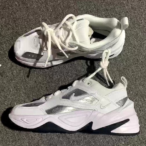 NIKE AIR M2K TEKNO男女 白銀 老爹 增高 厚底 CJ9583-100 慢跑鞋