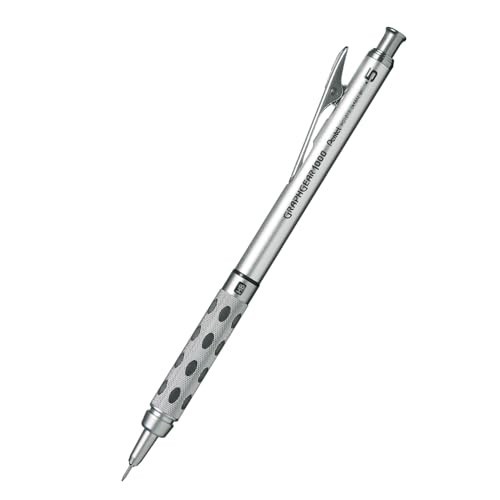 Pentel 机械铅笔 Graph Gear 1000 PG1015 0.5mm 银色 ✈✈日本直送✈✈