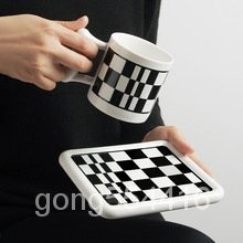 🔥蝦皮最低價🔥韓國ins風馬剋杯創意星球杯套裝陶瓷情侶咖啡杯喝水杯子外貿 3JTO