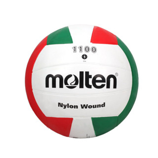 Molten #5橡膠排球(訓練 5號球「V5C1100」 白紅綠