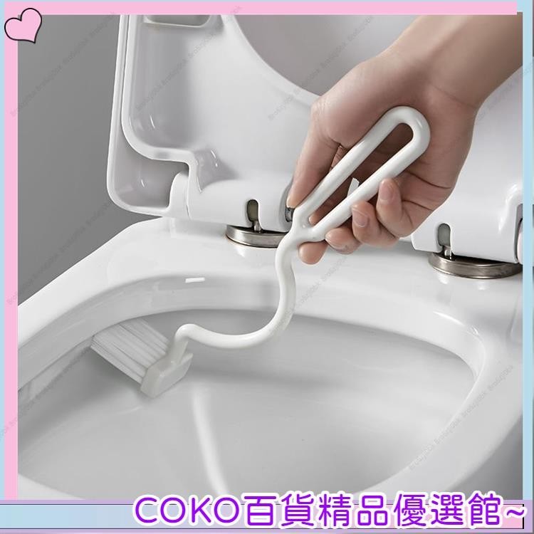 COKO 日本進口傢用壁掛式馬桶刷子無死角衛生間厠所蹲便器縫隙清潔神器 3P6S 優選好物