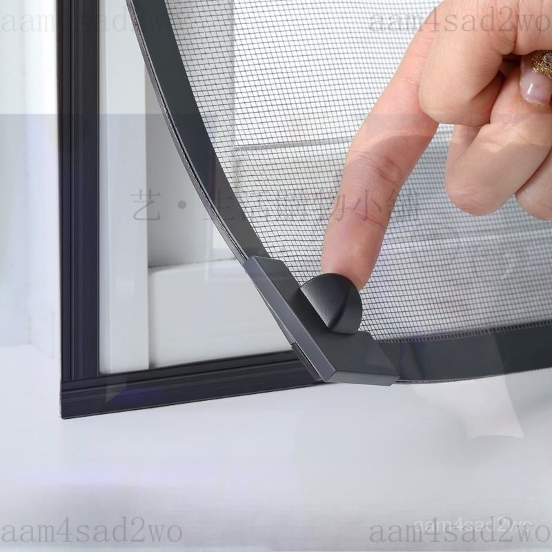 爆款 紗窗 磁吸金剛網隱形防蚊自裝型魔術貼簡易傢用磁鐵沙簾窗戶自粘式