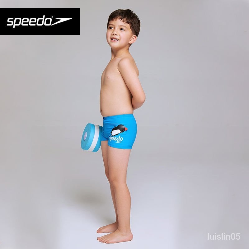 【可開發票】Speedo兒童泳褲泳衣卡通男童平角速幹遊泳衣寶寶中大童女童泳裝男 CK2K