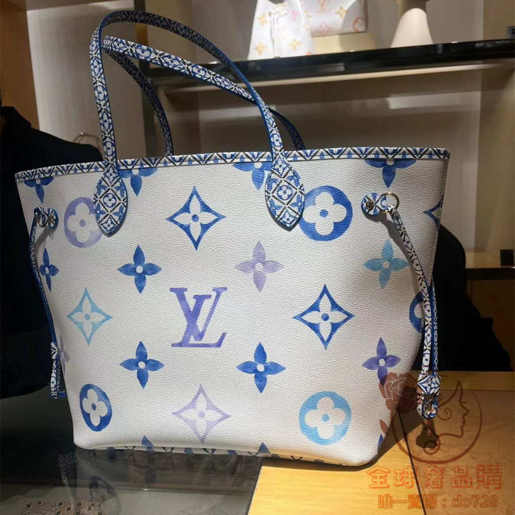 LV 路易威登 NEVERFULL 中號手袋 新款 子母包 手提包 單肩包 購物袋 女包 M22980