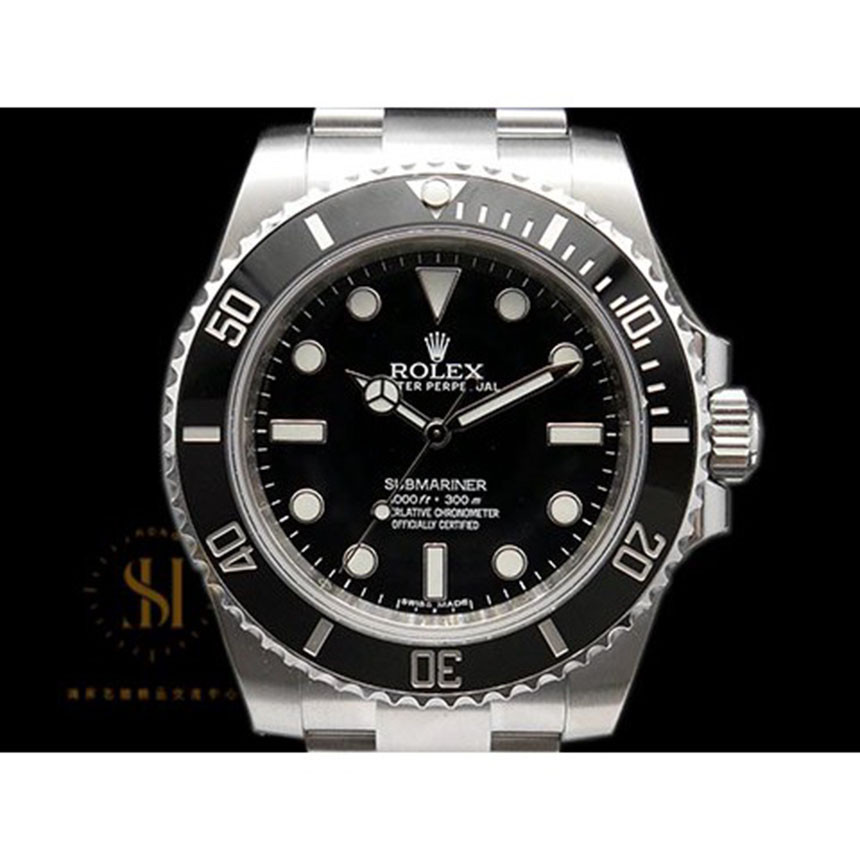 Rolex 勞力士 Submariner 潛航者 114060 陶瓷框 黑水鬼 潛水腕錶 Af523腕錶