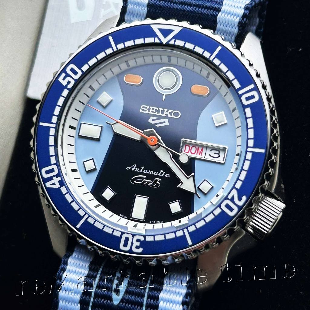 【SEIKO 自動機械手錶】 精工5號55周年HONDA聯名限量紀念款SRPK37K1