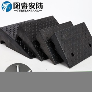 *可開發票路沿坡斜坡墊馬路牙子上坡墊橡膠減速帶便攜式臺階墊汽車三角墊-asd0259