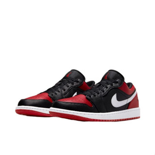 【正品】Nike Air Jordan 1 AJ1 LOW 黑紅 白勾 553558-066
